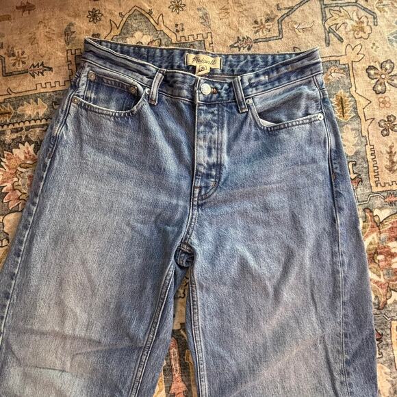 Madewell Darted Barrel Leg Jeans Oversize Baggy Denim Women's Size 24 - Picture 4 of 16